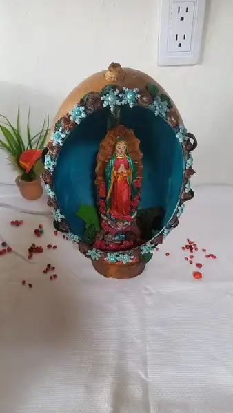 LAMPARA DE LA VIRGEN DE GUADALUPE